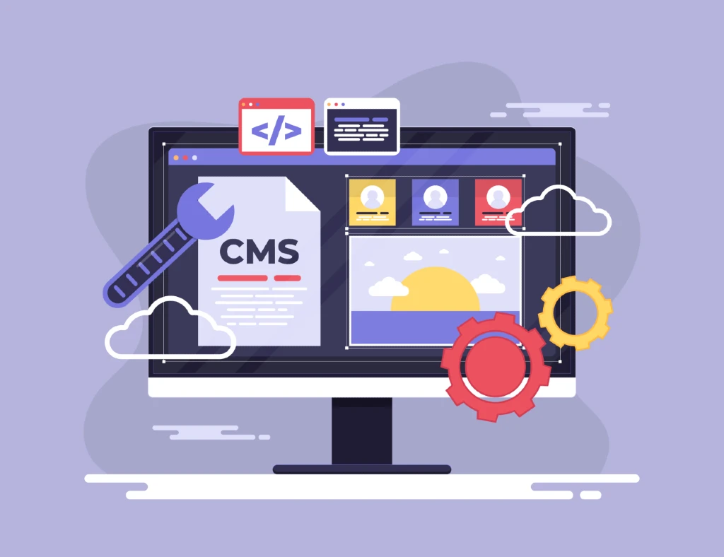 Content Management System as part of WordPress management without changing hosts