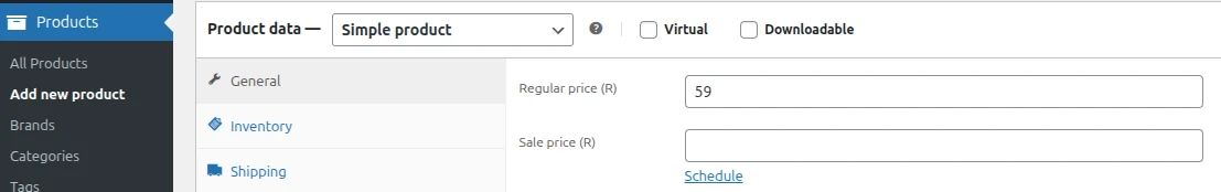 ReCurr Tutorial How to set the regular product price